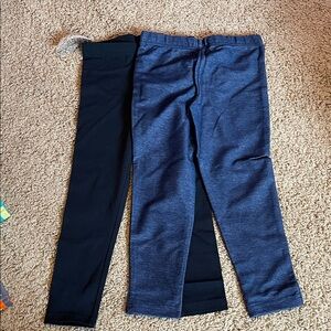 NWT Carters Kids Blue and Black Leggings